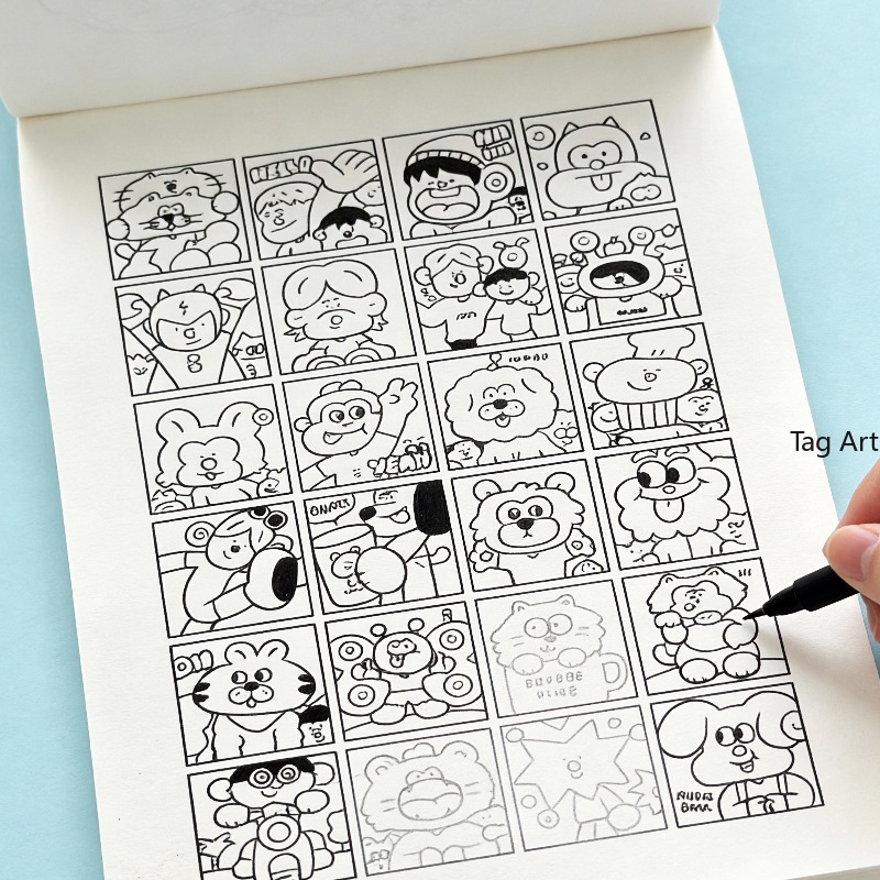 Food Snacks Coloring Book - Libro illustrato per alleviare l'ansia, album
