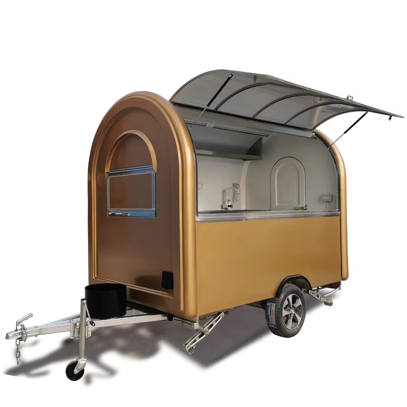 Food Truck With Snacks - Food Truck Mobili, Rimorchi per Caffè,