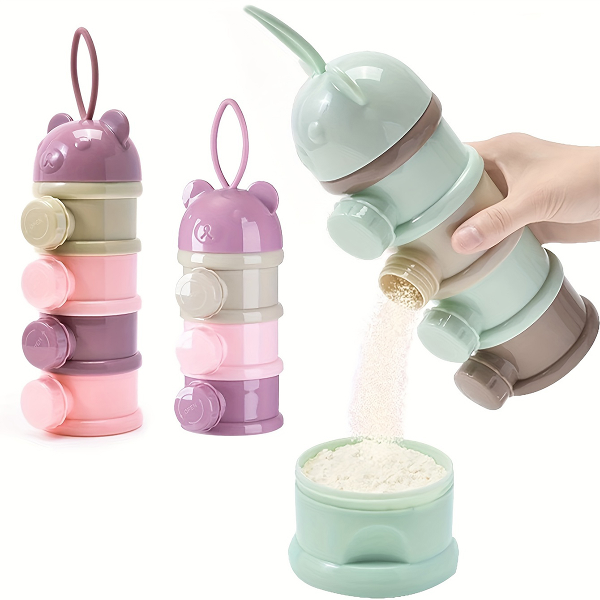 Food Snacks For 1 Year Old - Contenitore per latte in polvere per