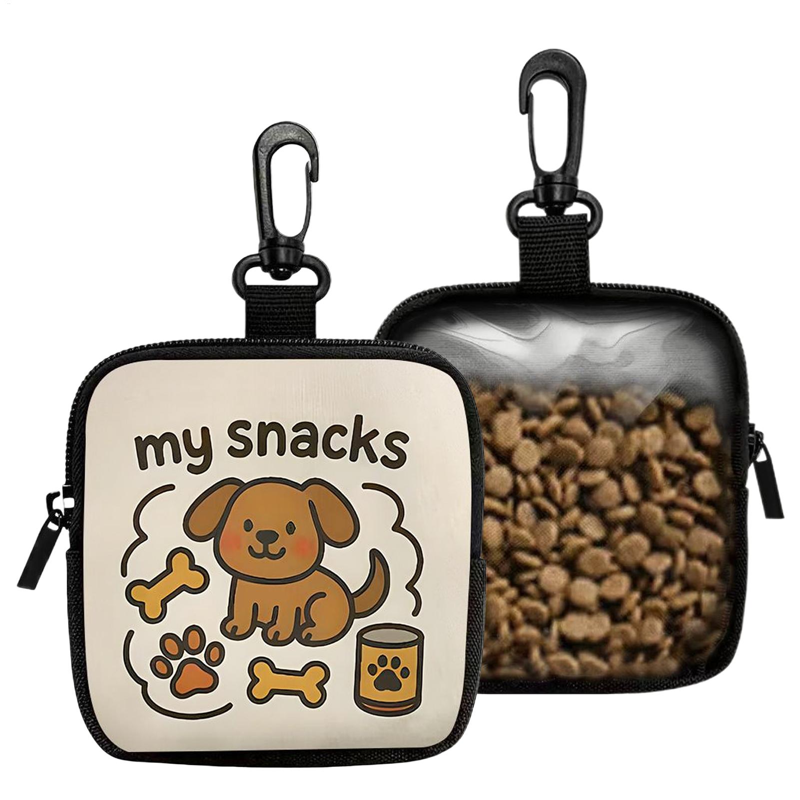 Food Snacks For Hiking - Borsa Portatile per Snack per Cani,