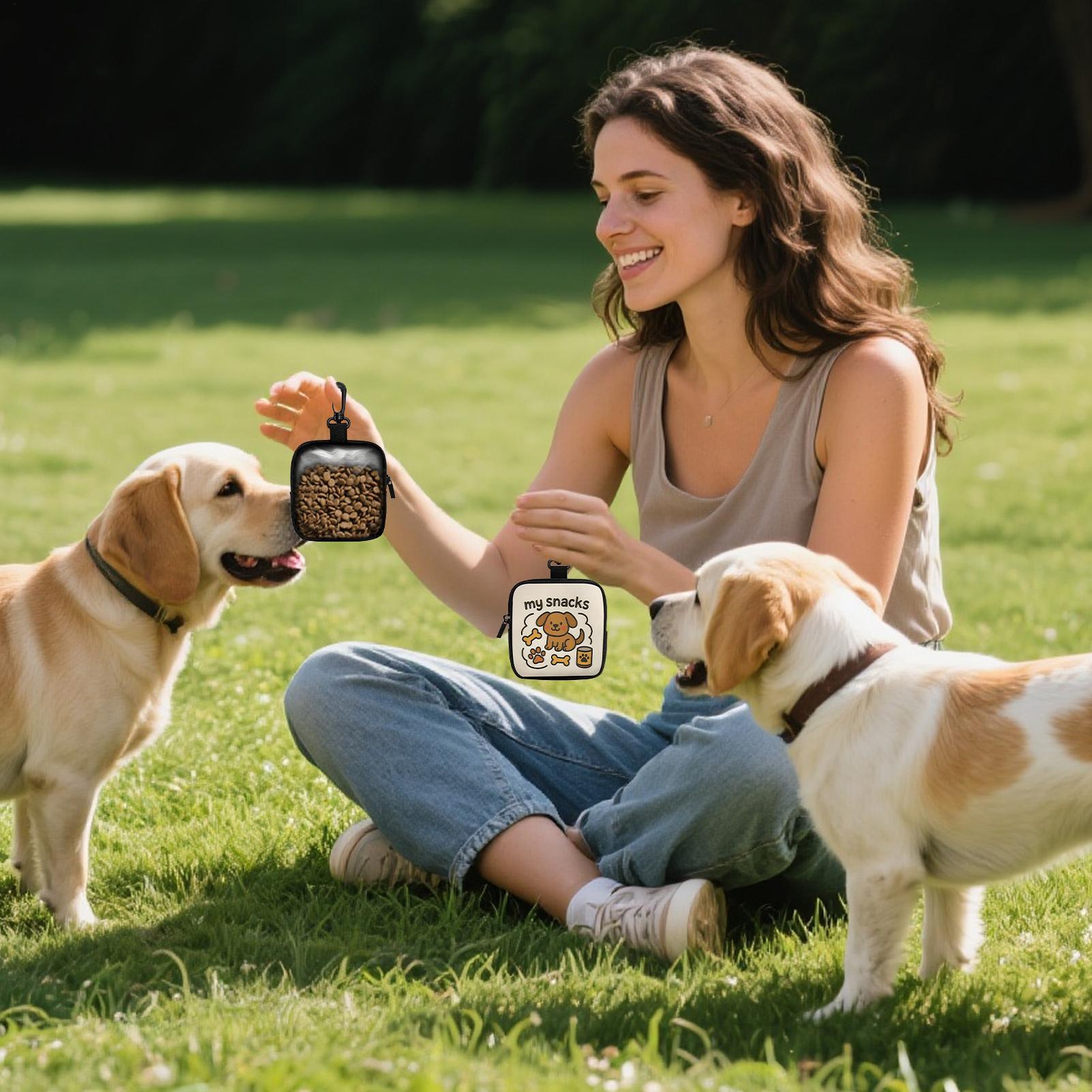 Food Snacks For Hiking - Borsa Portatile per Snack per Cani