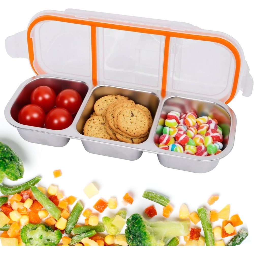 Food And Snacks For Picnic - Contenitori per snack in acciaio inossidabile