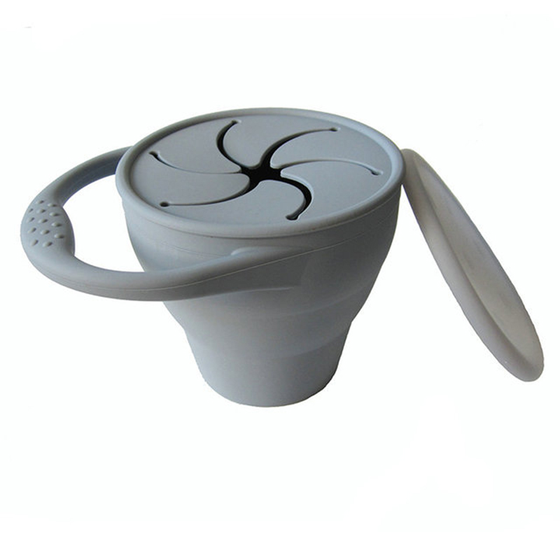 Food Snacks For 1 Year Old - Contenitore per snack pieghevole in silicone