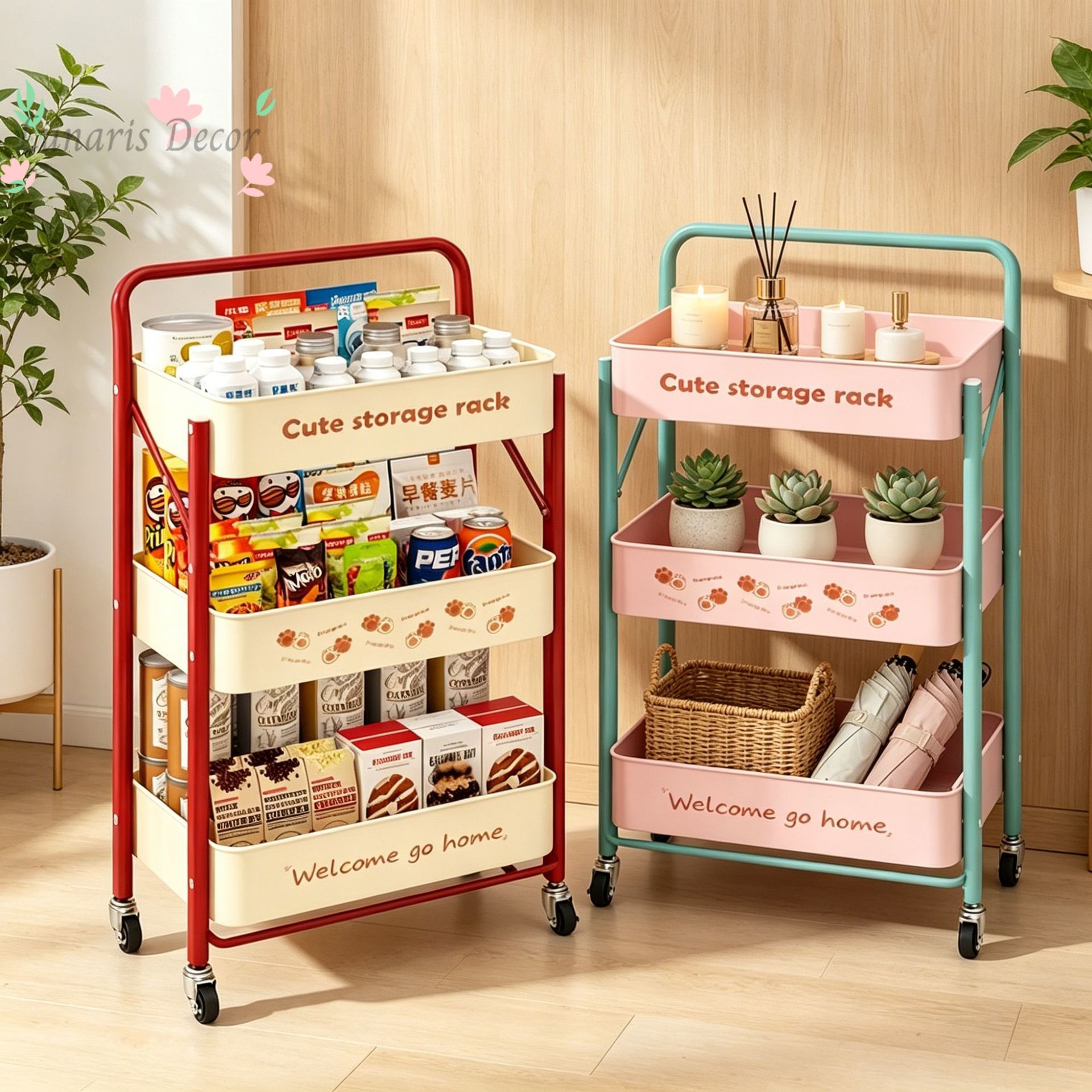 Food Snacks Pictures - Carrello piccolo, porta snack, libreria da