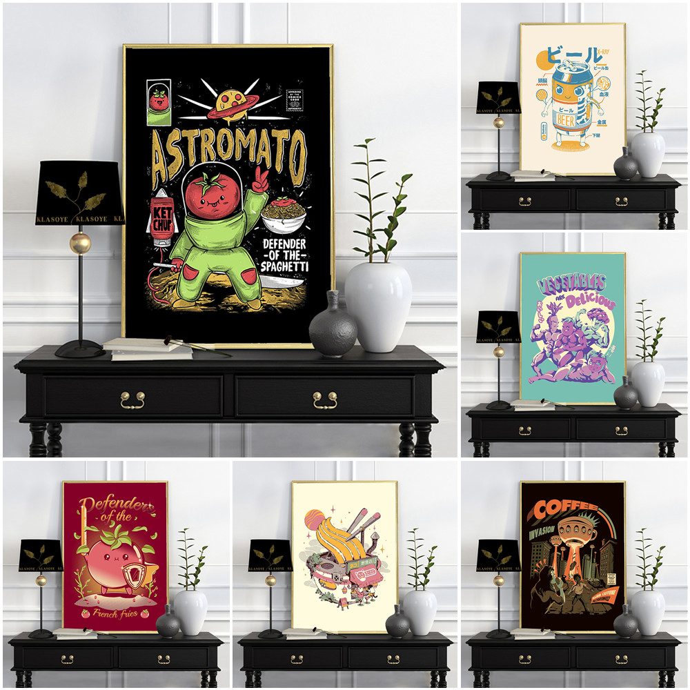 Food Snacks Pictures - Cibo divertente Bevanda di frutta Poster
