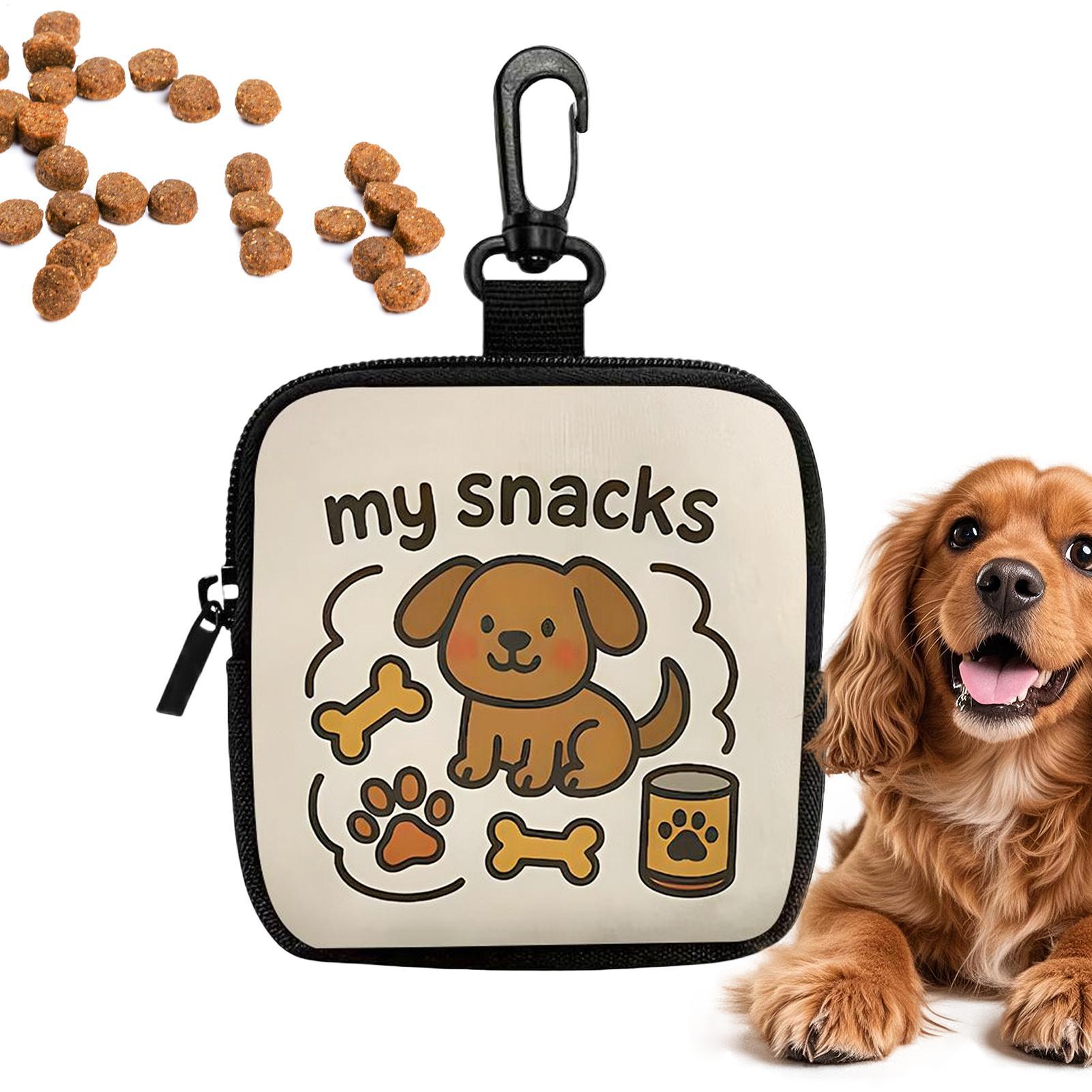 Food Snacks For Hiking - Borsa Portatile per Snack per Cani,