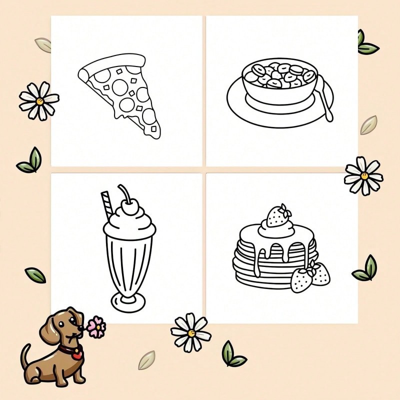 Nuovo Libro da Colorare a Tema - Food Snacks Coloring Book recensione e prezzo