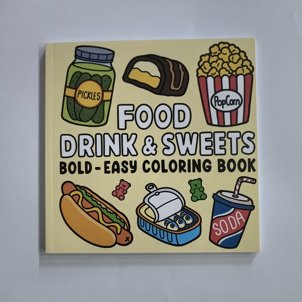 Alimenti, bevande e dessert Li - Food Snacks Coloring Book recensione e prezzo
