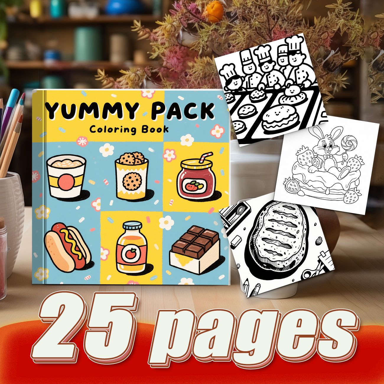 Libro da colorare Yummy Pack,  - Food Snacks Coloring Book recensione e prezzo