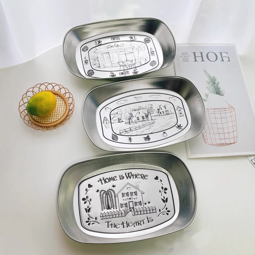 2 Pezzi Vassoio Vintage Americ - Food And Snacks For Picnic recensione e prezzo