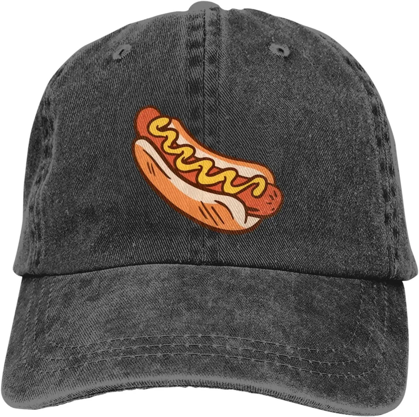 Cappello da golf in denim con  - Food Snacks For Hiking recensione e prezzo