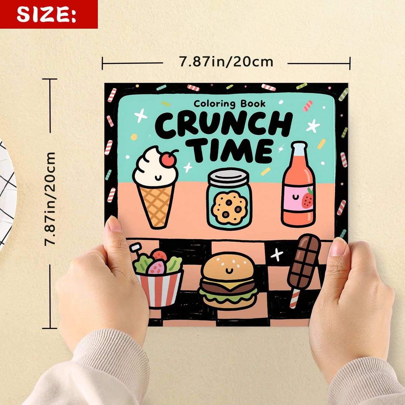 Libro da colorare Crunch Time: - Food Snacks Coloring Book recensione e prezzo