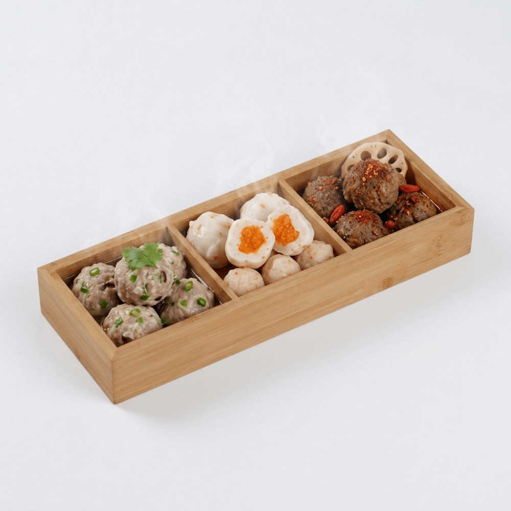 Vassoio da portata in bambù co - Food Snacks Options recensione e prezzo