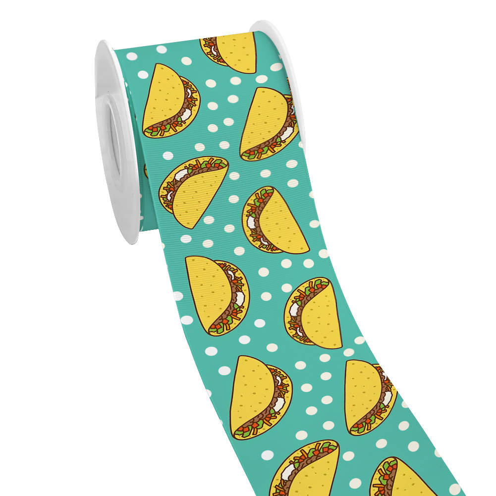 Nastro in grosgrain stampato c - Food Snacks Pictures recensione e prezzo