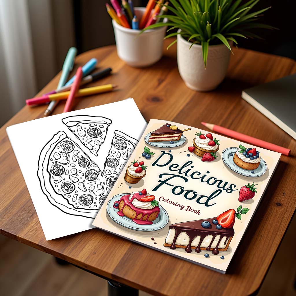 1 libro da colorare artistico  - Food Snacks Coloring Book recensione e prezzo