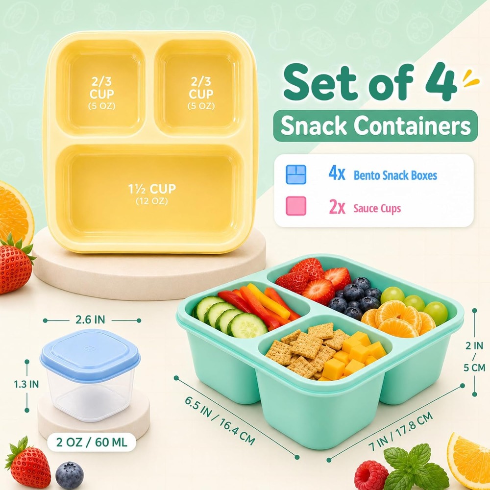 Contenitori per snack Bento Bo - Food And Snacks For Picnic recensione e prezzo