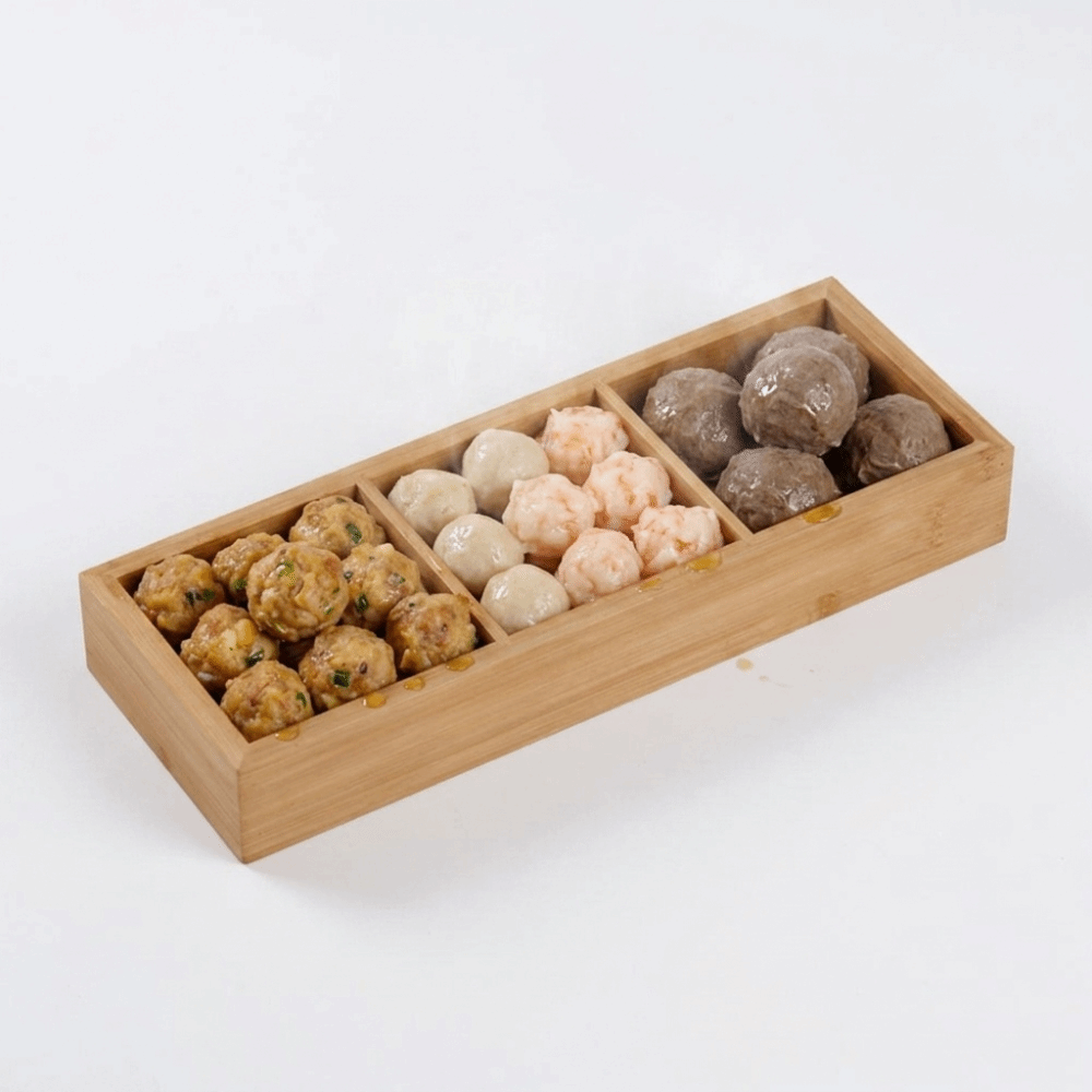 Vassoio da portata in bambù co - Food Snacks Options recensione e prezzo