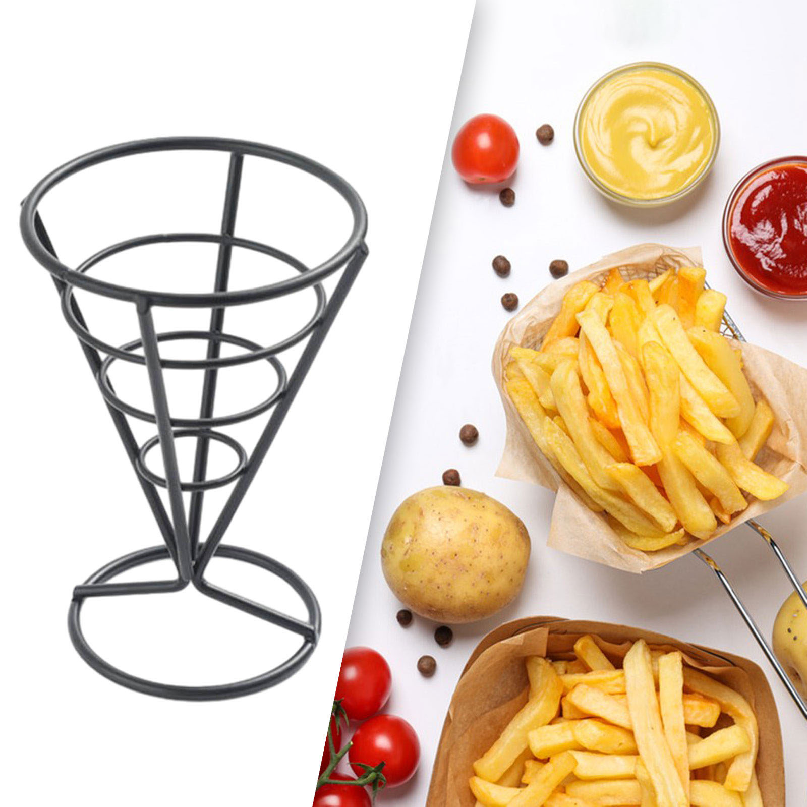 Supporto per patatine fritte s - Food And Snacks For Picnic recensione e prezzo