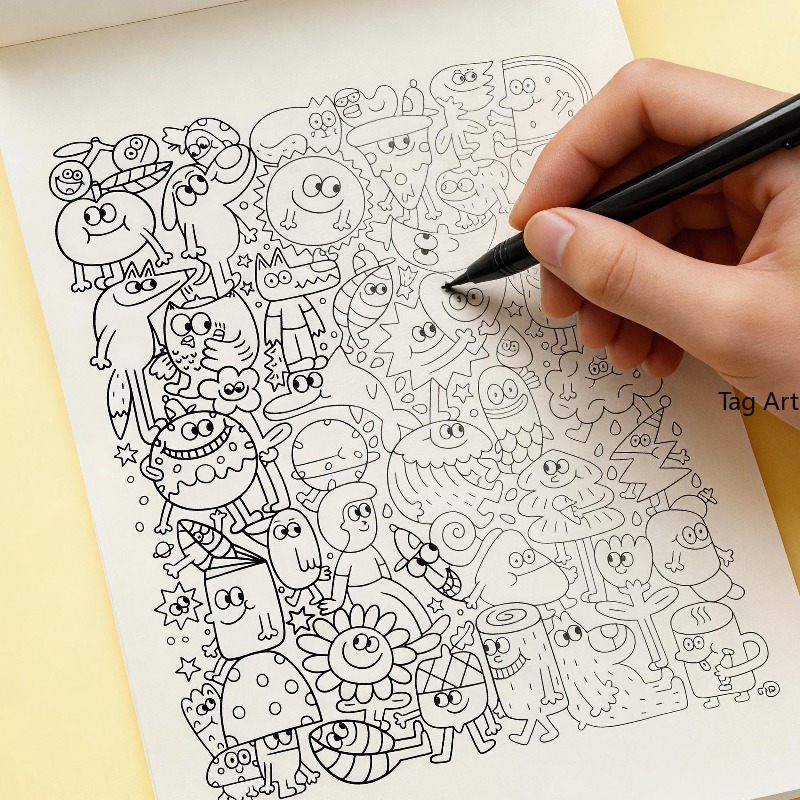 Libro illustrato per alleviare - Food Snacks Coloring Book recensione e prezzo