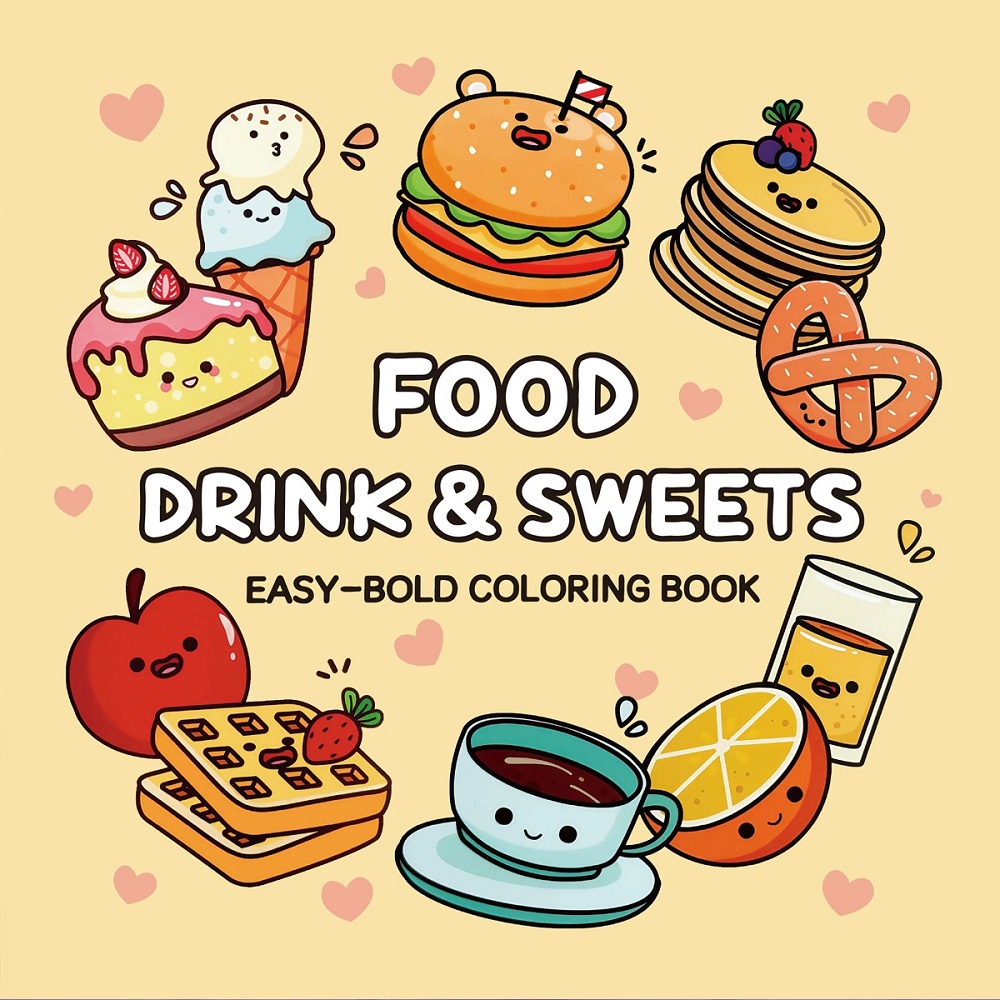 Cibo Bevande e Dolci Libro da  - Food Snacks Coloring Book recensione e prezzo