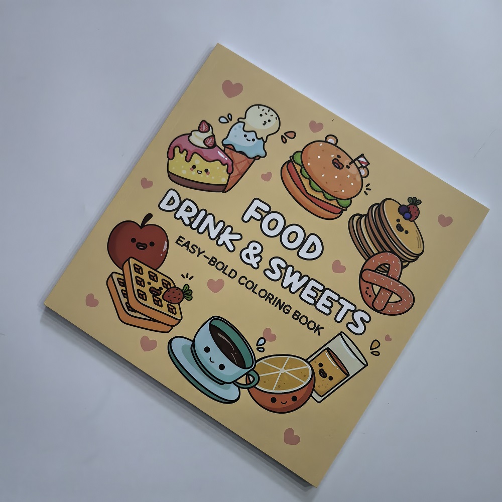 Cibo Bevande e Dolci Libro da  - Food Snacks Coloring Book recensione e prezzo