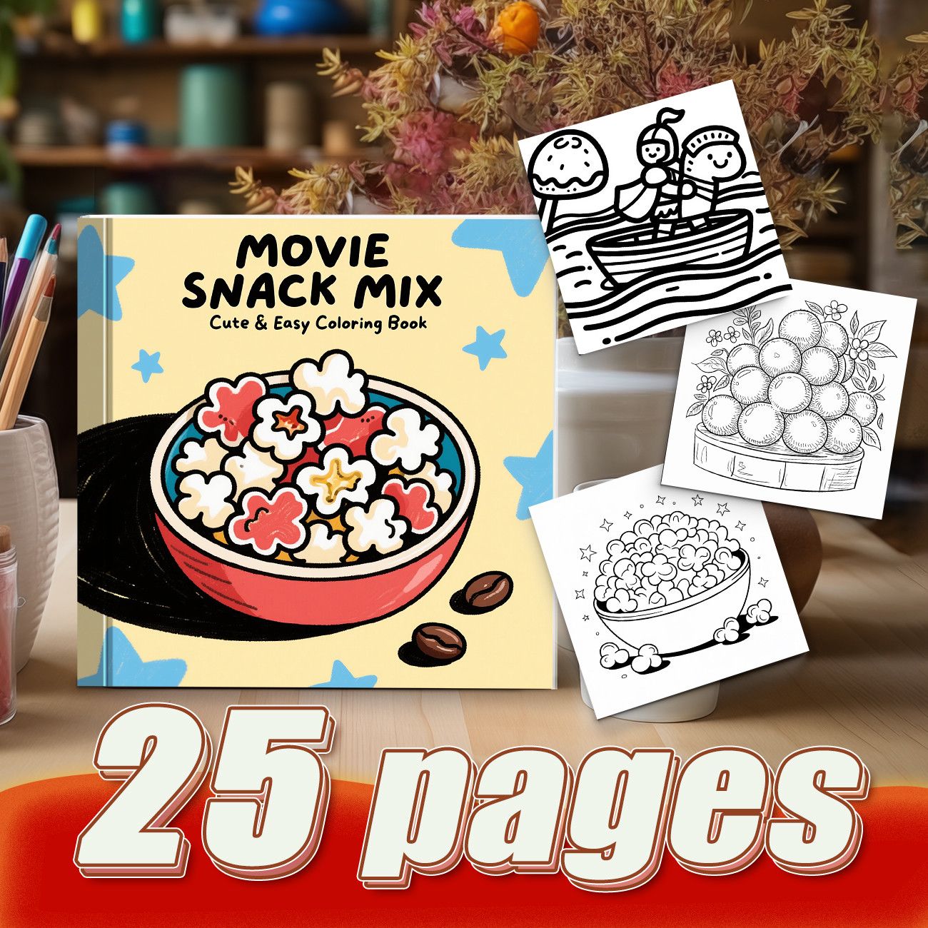 Mix di Snack da Cinema, Ciotol - Food Snacks Coloring Book recensione e prezzo