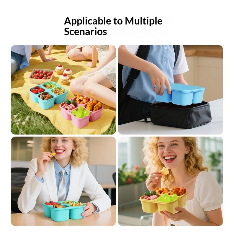 Contenitore per Snack in Silic - Food And Snacks For Picnic recensione e prezzo